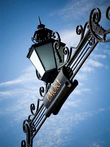 Lantern on Haygood-Hopkins gate